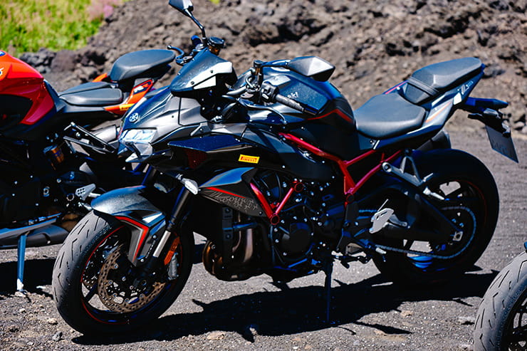 Five of the most powerful unfaired production bikes ever made go head-to-head on road and track in this ultimate 2020 super naked group test. Which will come out on top?