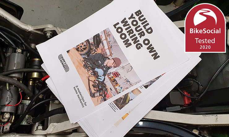 Understanding how to fully rewire a motorcycle – or just modify the loom – can be daunting, but the Rupe’s Rewires guidebook gives step-by-step advice