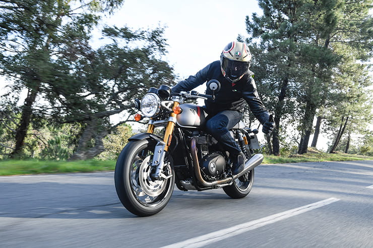 Updated for 2020 making it faster, lighter, revvier with better tyres and brakes, we ride the new Triumph Thruxton RS.