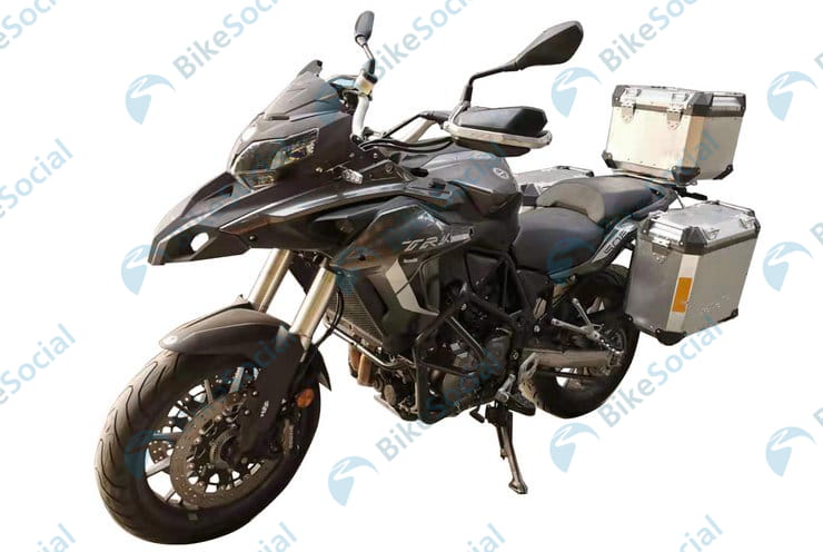 Best-selling Benelli TRK502 shown with new aluminium swingarm in leaked pictures