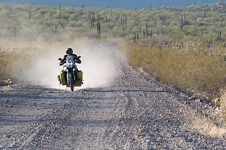 The 61-year old is currently on his eighth tour of the globe – and for this 100,000km expedition, he’s riding the new Yamaha Ténéré 700.
