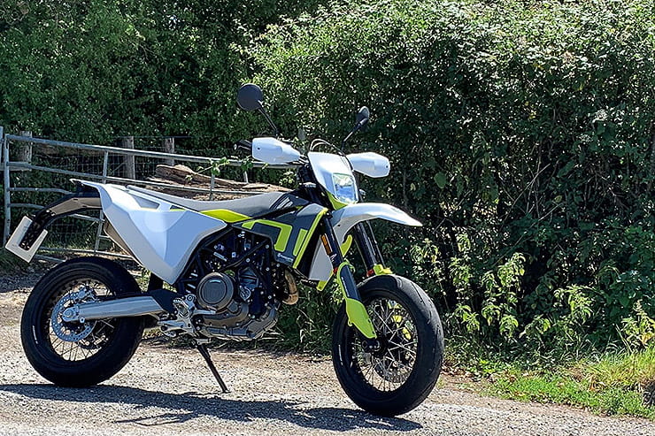Finally a Supermoto that lives up to the hype. Husqvarna’s 701SM is a single-minded but credible alternative to sports bikes