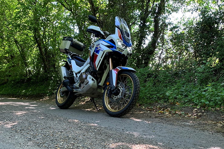 Honda’s updated Africa Twin has more power, improved electronics, electronic suspension and better handling. It’s about to take on Storm Ciara.