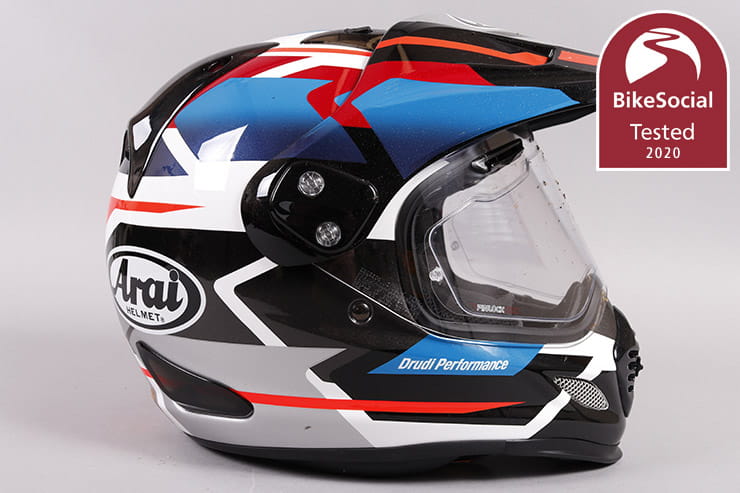 Full review of the Arai Tour-X 4 adventure motorcycle helmet. A peak helps keep the sun out of your eyes, but is this the best all-round bike lid?