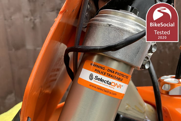 Full review of the SelectaDNA off-road and quad bike security marking kit by an ex-motorcycle police officer. The best way to get a stolen bike back?