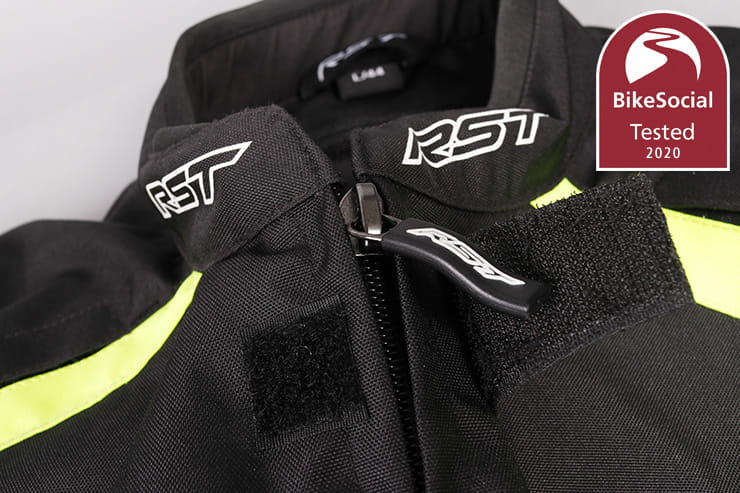 If you’re riding your bike on a budget and looking for a waterproof, CE-approved textile jacket, the RST Axis could be the best option. Full review…