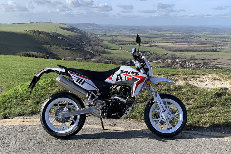Sinnis’ L-plate Supermoto has funky styling, perky performance and very high spec for just £2399
