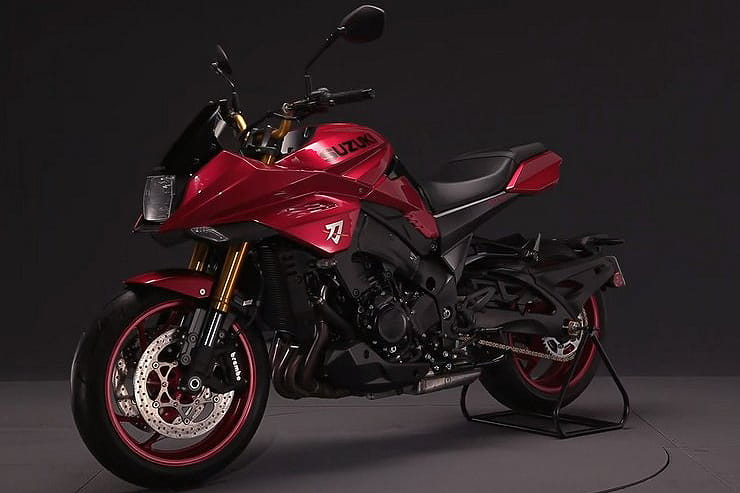 Suzuki reveals new black and red Katanas at virtual motorcycle show