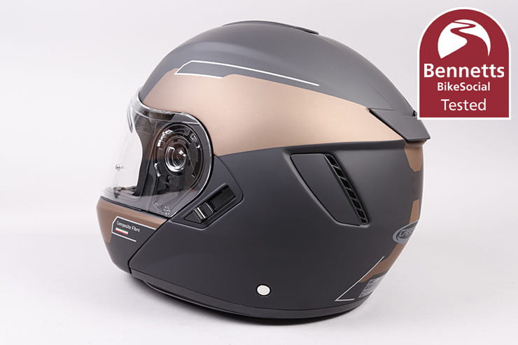 Caberg Levo flip front modular helmet review_05