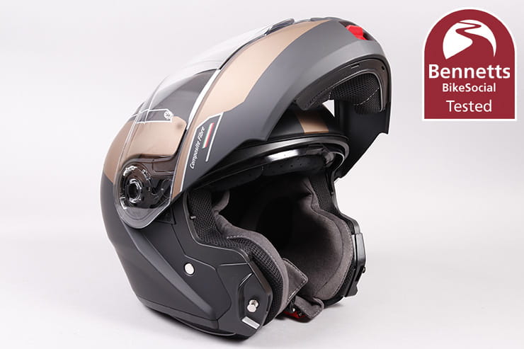 Caberg Levo flip front modular helmet review_09