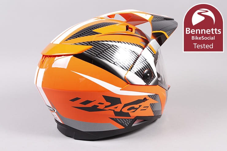 Caberg X-Trace Dual Sport Road Enduro Adventure Motorcycle Helmet Matt Black 