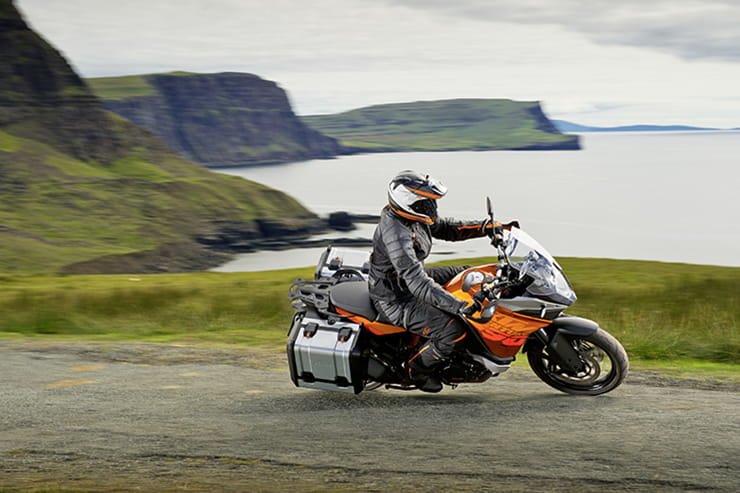 Taking over from the 990 Adventure, KTM launched the 1190 Adventure in 2013 as a ground-up new machine that aimed to deliver serious on and off-road ability in a package that contained no compromises.