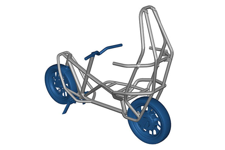 Newly registered designs show BMW safety scooter frame_07