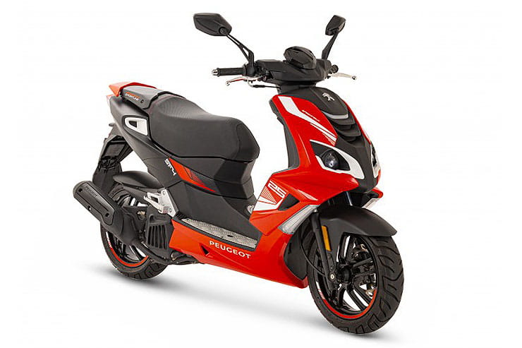 2021 Peugeot Speedfight 4 125cc Scooter Red