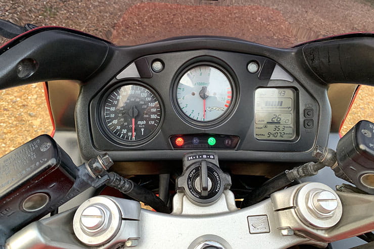 Honda VFR800 2001 project high mileage bike review_21
