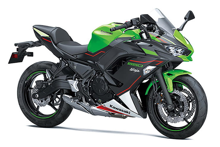 2021 Kawasaki Ninja 650 Green Black White