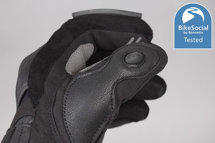 Richa Arctic GTX GORE-TEX Waterproof Leather Textile Motorcycle Gloves Black L 