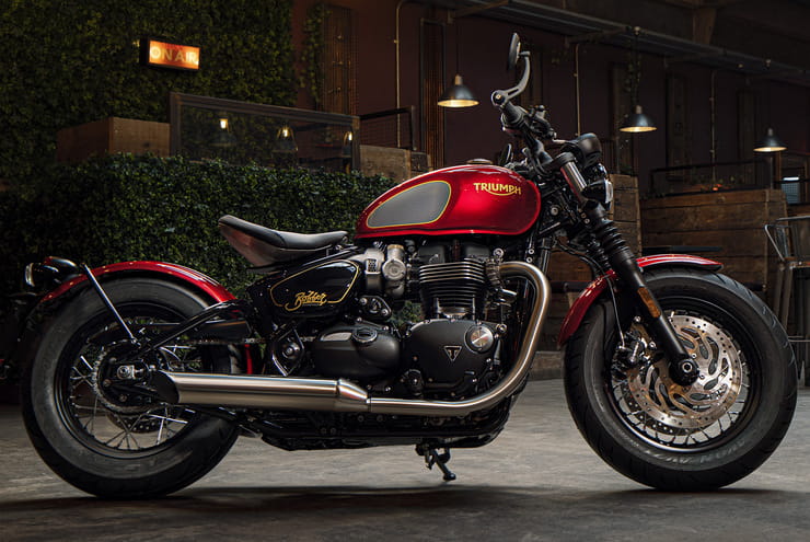 Triumph launches Gold Line limited editions_bobber
