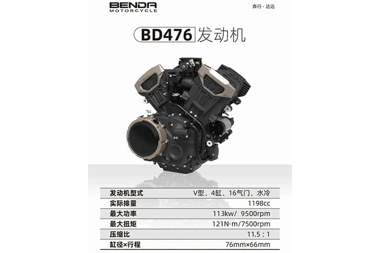 Chinas first Benda V4 bike engines_02