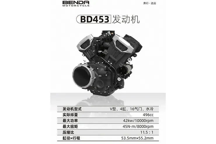 New Benda BD500 is the first V4 bike to be made in China_03