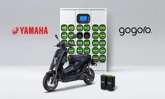 Yamaha EMF scooter plugs into Gogoro swappable battery solution_thumb