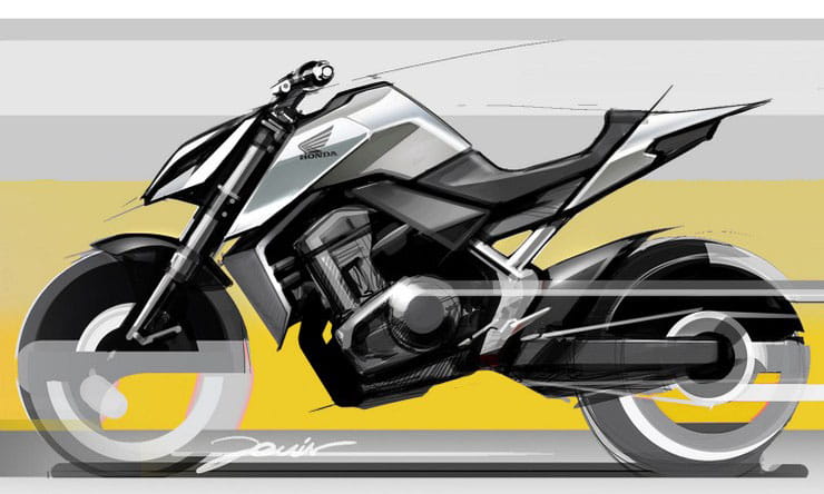 Honda teases new Hornet with more sketches_thumb