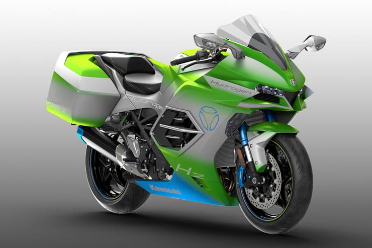 Kawasaki reveals electric hybrid and hydrogen future03