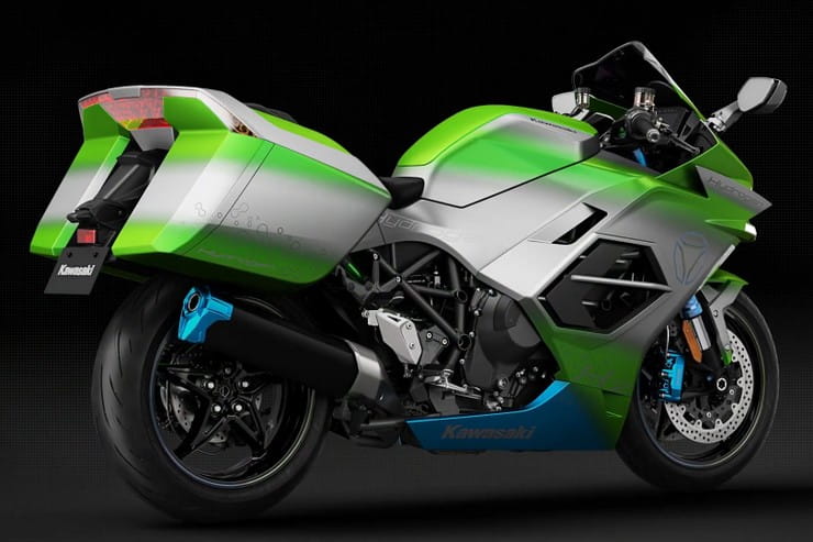 Kawasaki reveals electric hybrid and hydrogen future14