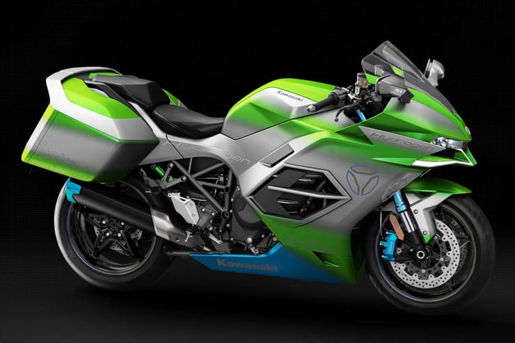 Kawasaki reveals electric hybrid and hydrogen future16