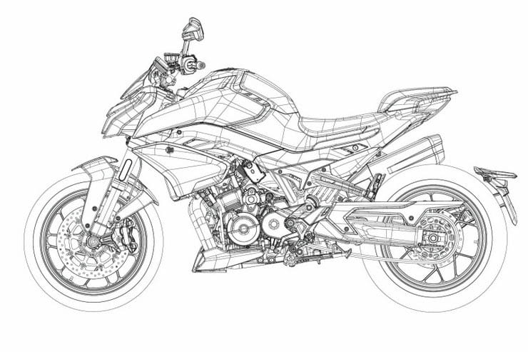 2023 CFMoto 800NK Designs KTM Engine News_06