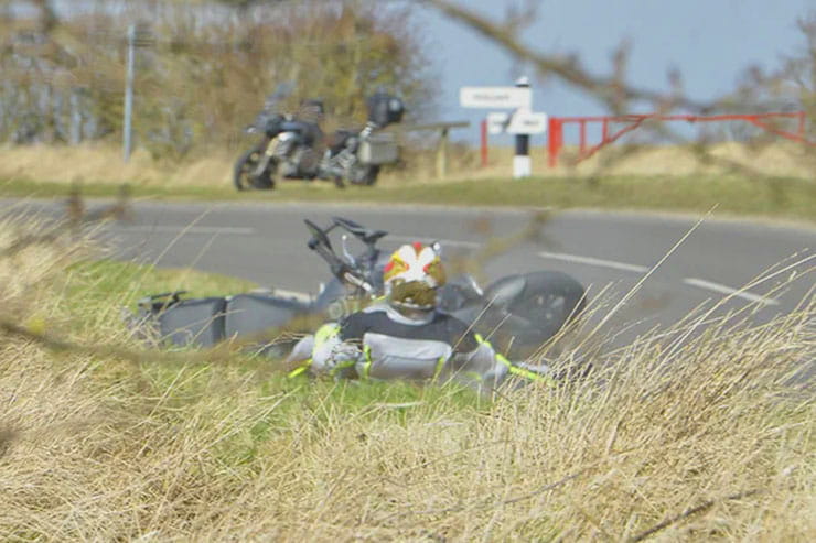 Crash accident dropped binned motorcycle what next_01