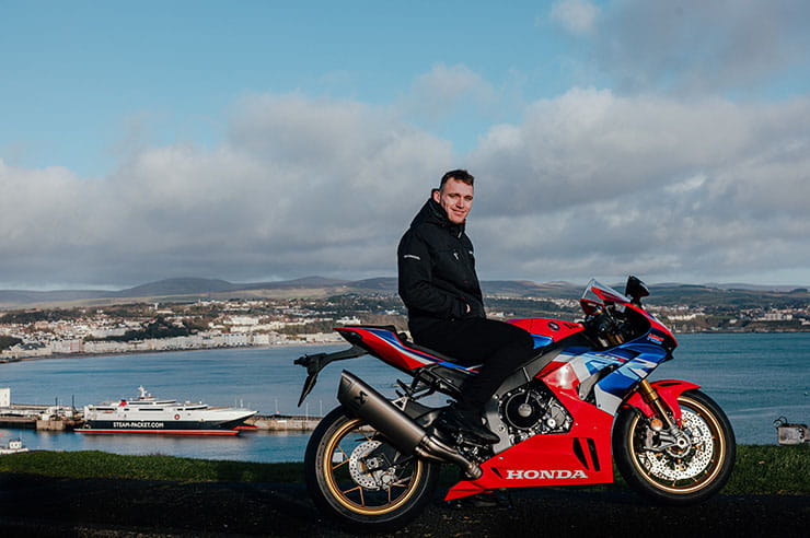 John McGuinness joined by Nathan Harrison at Honda Racing for 2023 Roads campaign_06