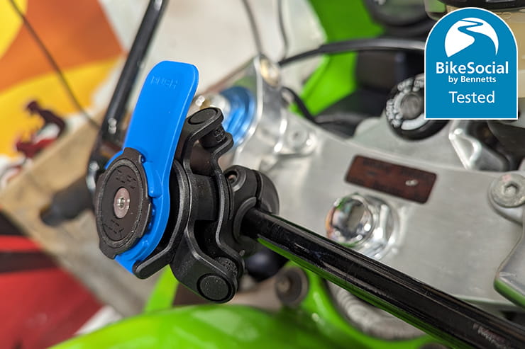 Quad Lock review motorcycle phone mount_53