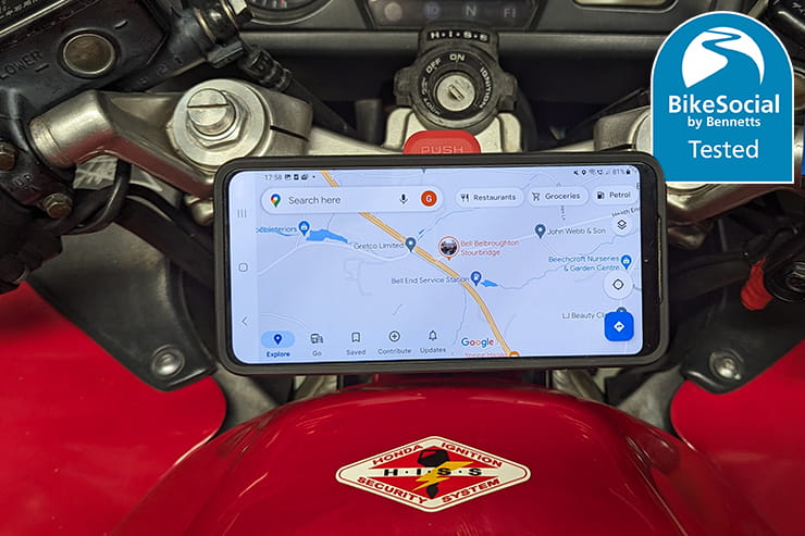 Quad Lock review motorcycle phone mount_60