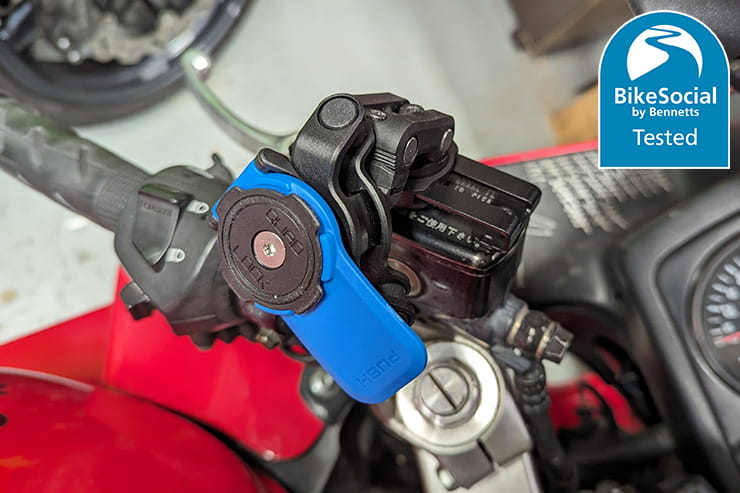 Quad Lock review motorcycle phone mount_66