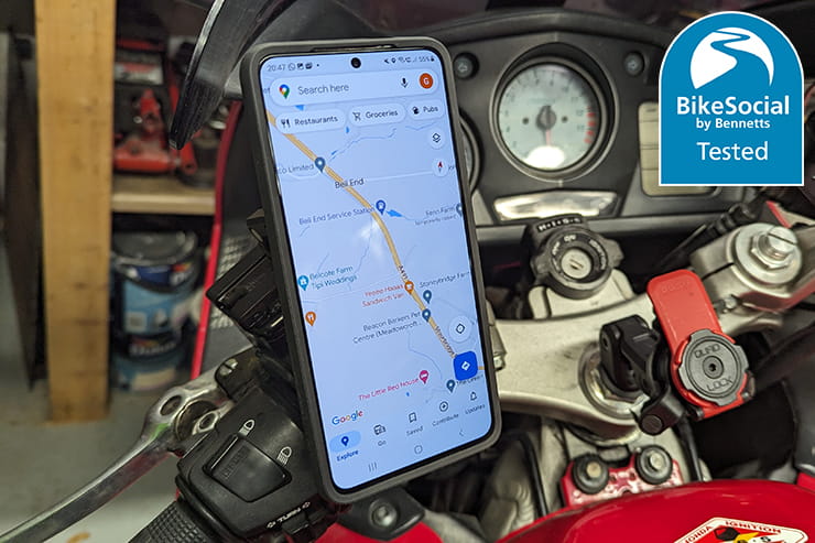 Quad Lock review motorcycle phone mount_67