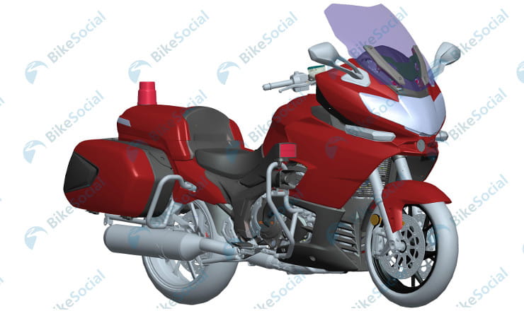 Benelli 3-cylinder 1200cc scooped