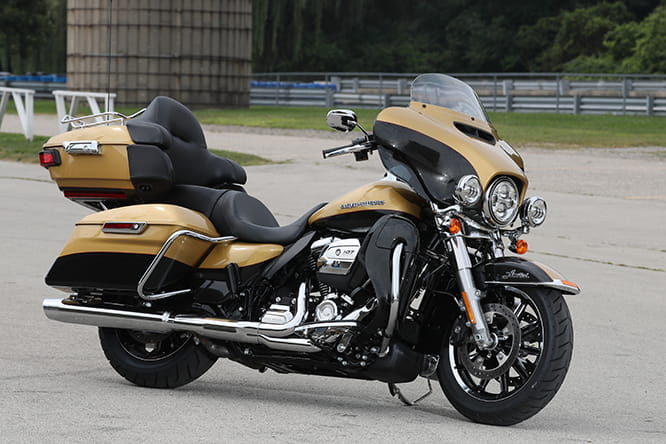 Harley-Davidson Ultra Limited with its new 2017 Milwaukee-Eight engine