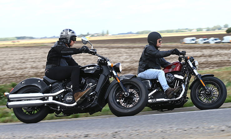 Harley-Davidson Forty-Eight and Indian Scout Sixty