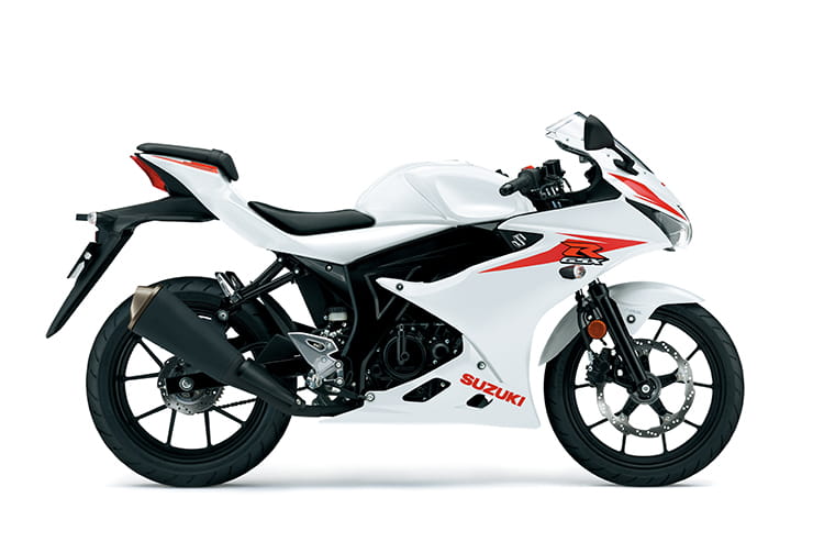 GSX-R125 available in White