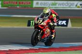 Shakey under the race lap record at Assen