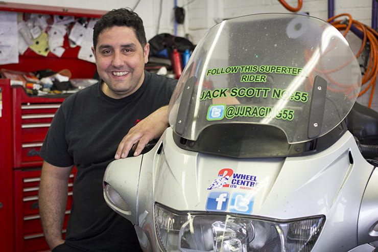 Nick Nomikos manager of the Two Wheeled Centre in Harpenden