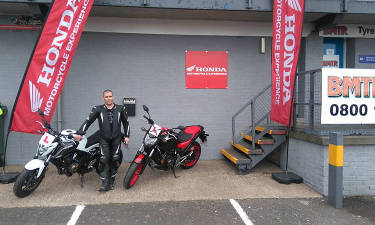 Simon Hancocks learns to ride with the Honda School of Motorcycling