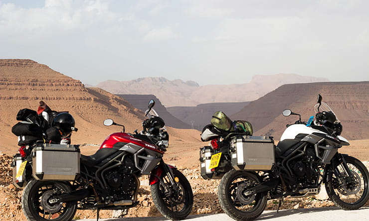 The Tempest Two ride to the Sahara Desert on Triumph Tiger 800