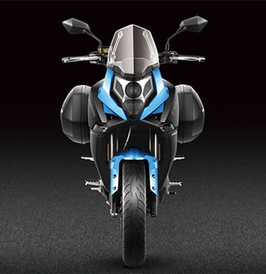 Front view of the CFMoto 650MT