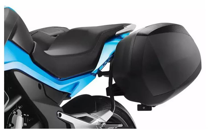 Panniers of the CFMoto 650MT