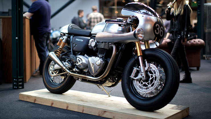 Barbour and Triumph commissioned this special build Thruxton R