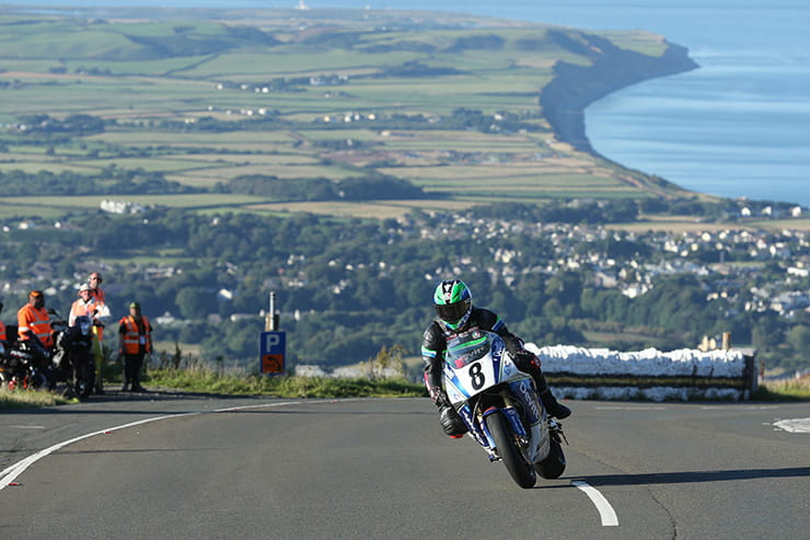 Ivan Lintin in qualifying for the Superbike Classic TT