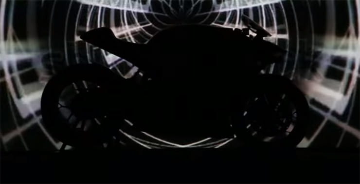 Captured from the teaser video - the silhouette of the new bike