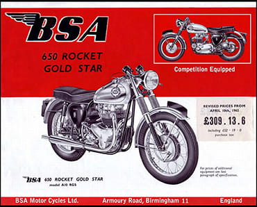 680 2 Sheets BSA Motorcycle Corporation Dealer's Purchase Order Parts 